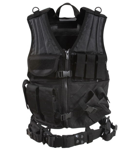 Cross Draw MOLLE Tactical Vest