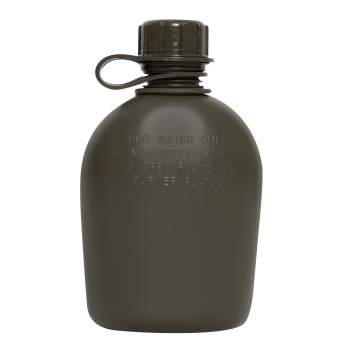 Genuine G.I 3 Piece 1 QT. Canteen with Clip