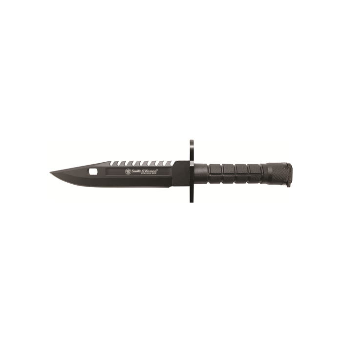 Smith & Wesson 8 in Special Ops M-9 Bayonet Special Force Knife/Black Polymer Scabbard (Copy)