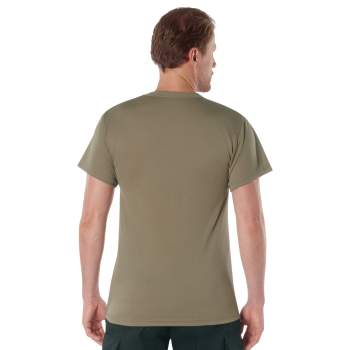 Rothco Quick Dry Moisture Wicking T-Shirt AR670-1 Coyote Brown