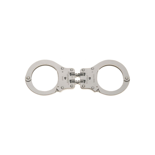 Peerless Handcuff Company Model 801C Hinged Handcuff - Nickel Finish- 10 Pack