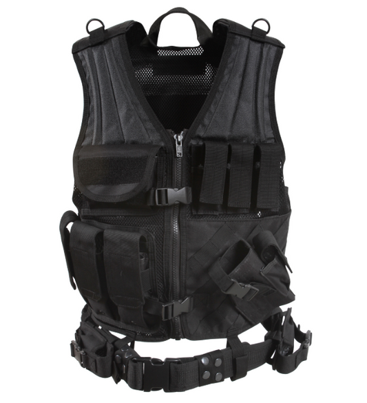 Cross Draw MOLLE Tactical Vest